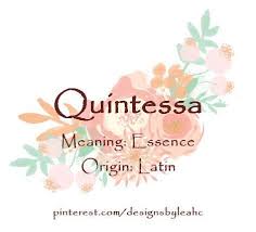 Baby Baby Names 2020 Essence Girl Latin Meaning Nickname Origin Quinn Quintessa Child Baby Girl Names Baby Girl Names Biblical Traditional Baby Names