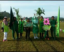 Agong terima tabik hormat perbarisan. Kejohanan Sukan Tahunan Smk Durian Mas 2018