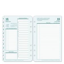Compact Original Ring Bound Daily Planner Refill Refillable Planner Daily Planner Refills Planner
