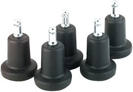 Amazon Com Master Caster 70175 High Profile Bell Glides For Office Chairs 2 3 X2f 16 Quot Base Diame Caster Chairs Office Chair Casters Office Chair Wheels