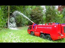 Fire Truck Truck Action Rc Airport Fire Truck Youtube