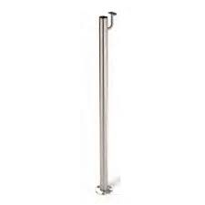 View product details of oem floor mounted handrail stainless steel bracket staircase glass railing wall mounting bracket from dongying vast precision casting.,ltd manufacturer in ec21. Indital 316 Stainless Steel 1 2 3 Newel Post Floor Mount And Pivotable Handrail Support Newel Posts