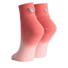 Womens Cheek Socks In Pink