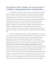 Doc Searching For Justice Equity And Good Conscience A Muslim Re Interpretation Of Law In British India Alan Guenther Academia Edu