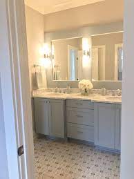 Flat Framed Mirrors W 3 Sconces Bathroom Frames Vanity Mirror