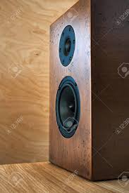 In a nutshell, just buy the klipsch rp600m. Diy Bookshelf Speaker Standing On A Table Against The Plywood Stock Photo Picture And Royalty Free Image Image 140234157