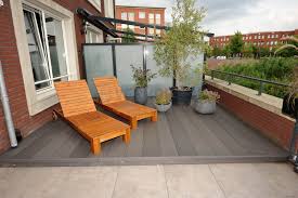 Dakterras Helmond Keramische Tegels Met Wpc Composiet Vlonder Op Tegeldragers Houten Terrassen Buitendecoraties Dakterras