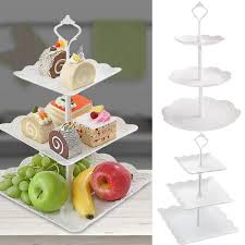 Big savings on kitchen & dining products. 3 Pieces Cake Stand Set White Metal Cupcake Holder Dessert Display Plate Decor Serving Platter For Baby Shower Wedding Birthday Parties Celebration Dining Entertaining Serveware Swl13562 Nl
