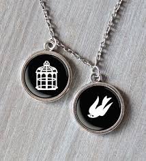 Bioshock Infinite Bird Or Cage Bioshock Infinite Necklace Video Game Necklace Bird And Cage Necklace Geeky Play A Game Necklace Caged Necklace Star Trek Necklace Necklace