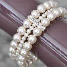 Clean Pretty Love Bridal Bracelet Pearl Bridal Cuff Bracelet Bridal Jewelry Bracelets