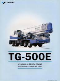 Truck Cranes Tadano Specifications Cranemarket