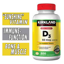 Vitamin d and k2 work with one another to maintain tight control over calcium levels in the body. Vitamin D3 Bone Immune Health Kirkland