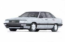 Audi 200 Turbo Quattro 44q Drawing By Vertualissimo Audi 200 Audi Drawings