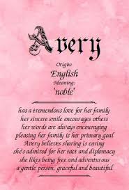 Meaning Of The Name Avery Names With Meaning Meant To Be Names