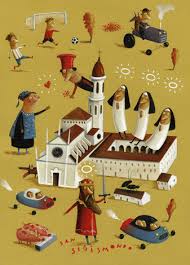 1958, sem título, acrílico sobre tela, assinado, assinado e datado de 2004 no verso 89 x 146,5 cm. Illustopia Illustration Agency Children S Books Advertising Editorial Design