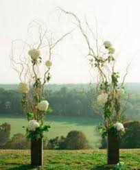 Maybe you would like to learn more about one of these? Curly Willow Wedding Arch With Vases Outdoor Wedding Decorations Curly Willow Wedding Wedding Decorations