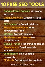 Top 10 Best Free Seo Tools To Instantly Improve Your Google Ranking In 2020 Free Seo Tools Seo Tools Seo Marketing