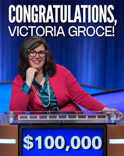 Her reign begins! Victoria Groce is your #Jeopardy! Invitational Tournament  queen. Congratulations! Read more: link in bio.