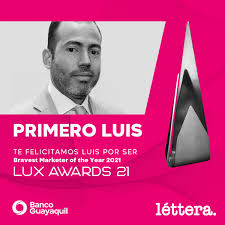 Léttera على X: "Una marca debe pensar primero en la gente, y hubo alguien  que lo tuvo claro desde el primer día. ¡Felicitaciones Luis Buendía de  @BancoGuayaquil por ganar el premio Bravest