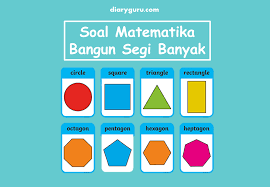 Sebuah persegi memiliki ukuran sisi 5 cm. Soal Ulangan Harian Matematika Bangun Segi Banyak Kelas 4 Sd Diary Guru