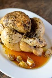 Poulet Roti A L Ail Delicook Recette Recette Poulet Roti Recettes De Cuisine Recette
