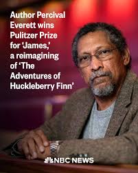 Percival Everett's novel “James,” his radical reimagining of “The  Adventures of Huckleberry Finn” from the perspective of the enslaved title  character, has won the Pulitzer Prize for fiction. Everett's Pulitzer  confirmed the