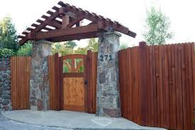 Read 8 tips to build a wood fence gate and contact us for your quote! 49 Amazing Fence Gate Ideas