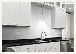 white kitchen black countertop bevel