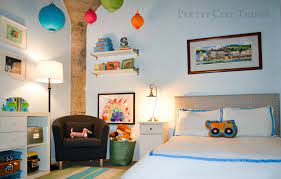 You'll see how well you can fit cars, sport, and other themes your son love in his bedroom. Sebastian S Colorful Big Boy Room Project Nursery Big Boy Bedrooms Toddler Boys Bedroom Themes Childrens Bedroom Decor