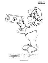 Download Super Mario Switch Coloring Super Fun Coloring