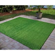 Ottomanson Evergreen Collection 6 Ft 7 In X 9 Ft 3 In Artificial Grass Synthetic Lawn Turf Indoor Outdoor Carpet R350 7x10 With Images Lawn Turf Synthetic Lawn Artificial Lawn
