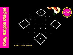 Youtube Rangoli Designs Muggulu Design Lotus Rangoli