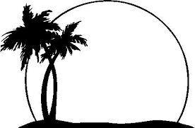 Beach Silhouette Pictures Black And White Black 20and 20white 20tree 20clipart Palm Tree Clip Art Palm Tree Drawing Palm Tree Tattoo