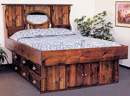 When measuring the size of a hardside waterbed mattress, you measure the inside of the waterbed frame. Crestwood Pine Waterbed Furniture