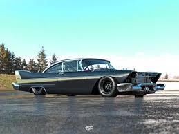 Image result for Jet Black 1958 Plymouth