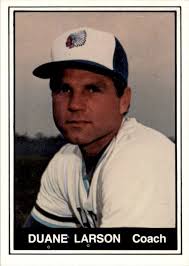 1982 TCMA Minor League Duane Larson (A) Syracuse Chiefs #27