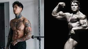 Sporty young man working out, yoga, pilates, fitness training, basic standing asana tadasana, mountain yoga posture. Bodybuilding Vs Calisthenics Bodies