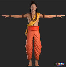 Lord Lakshman 3d Model Model Character Modeling 3d Model