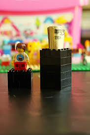 Make a carpenter's apron for a man. How To Build A Lego Money Holder Lego Money Gift
