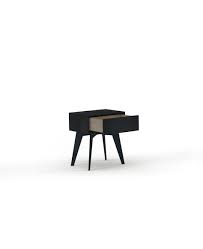 H1n Das Nachtkastchen Aus Der Kolo Serie Besidetable Nachtkastchen Klein Seidenholz Schwarz Design Furniture Sta Nachtkastchen Design Fuller