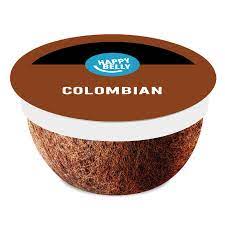 Amazon.com: Amazon Brand - Happy Belly Colombian Coffee Pods (Medium  Roast), Compatible with K-Cup Brewer, 96 Count : Grocery & Gourmet Food