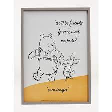 This winnie the pooh clock with photo frame very cute and creative. Disney Winnie The Pooh A3 Framed Print Home George At Asda