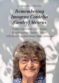 Imogene Cordelia (Gentry) Stevens Obituary December 7, 2022
