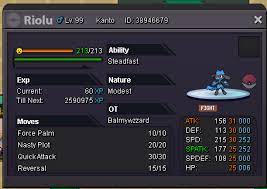If you're not sure how to make your riolu that happiest around, the answer is actually pretty simple. My Riolu Does Not Evolve General Bugs Pokemon Revolution Online