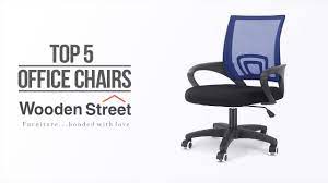 Office Chairs 5 Best Office Chair Computer Chair Designs Office Chair India Wooden Street Office Chair Office Chairs India Best Office Chair