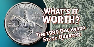 We grab a quarter wrapper (it's orange and labeled 'quarters') and fill it with 40 quarters. What Is A 1999 Delaware State Quarter Worth