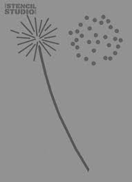 Allium Flower Stencil Flower Stencil Stencils Stencils Online