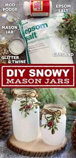 Christmas Craft Ideas Pinterest Favorites The Whoot Mason Jar Christmas Crafts Christmas Mason Jars Easy Christmas Diy