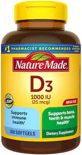 This award is specifically awarded to brands that surpass quality standards established by professionals. Amazon Com Vitamin D3 300 Softgels Vitamin D 1000 Iu 25 Mcg Helps Support Immune Health Strong Bones And Teeth Muscle Function 125 Of The Daily Value For Vitamin D In Only