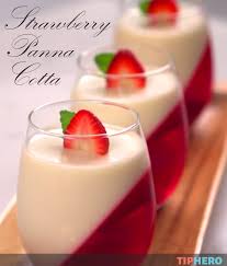 Strawberry Panna Cotta Recipe Strawberry Panna Cotta Desserts Panna Cotta Recipe